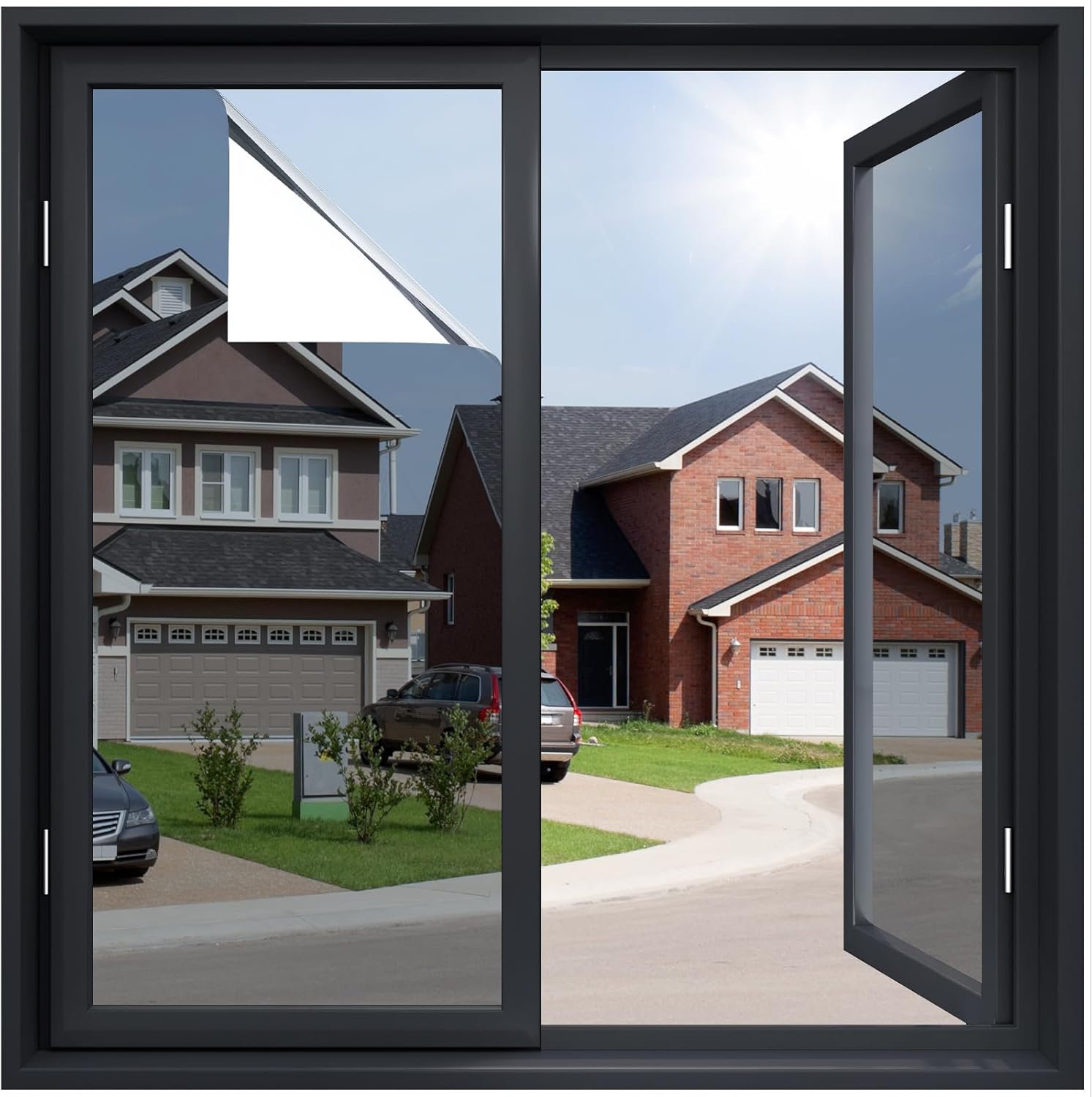 rabbitgoo One Way Window Privacy Film for Home and Office Use