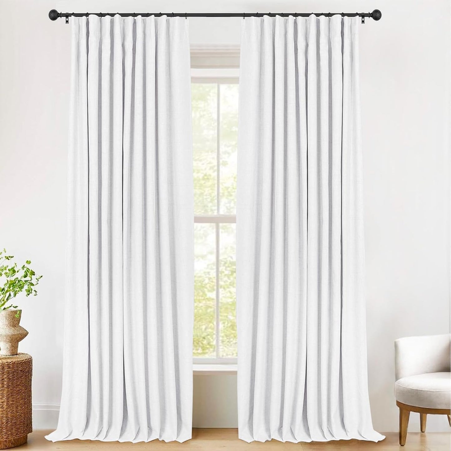 INOVADAY Thermal Sliding Door Curtains for Blackout Needs