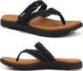 Womens Orthotic Flip Flops with Arch Support - Lightweight Foam