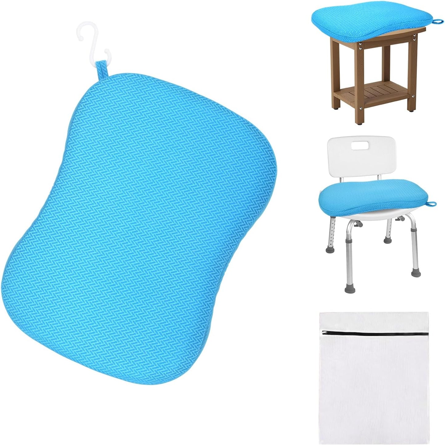 Quick-Dry Shower Seat Cushion by Joe & JoseRin