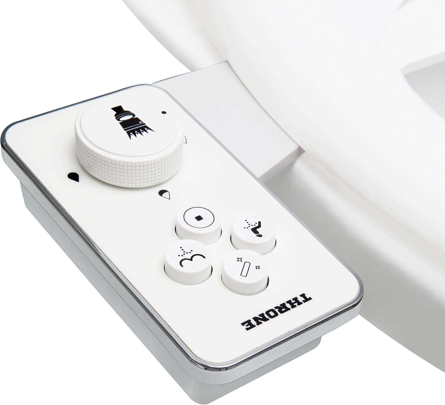 Throne Bidet Attachment for Toilet - Non-Electric Cold Water Sprayer