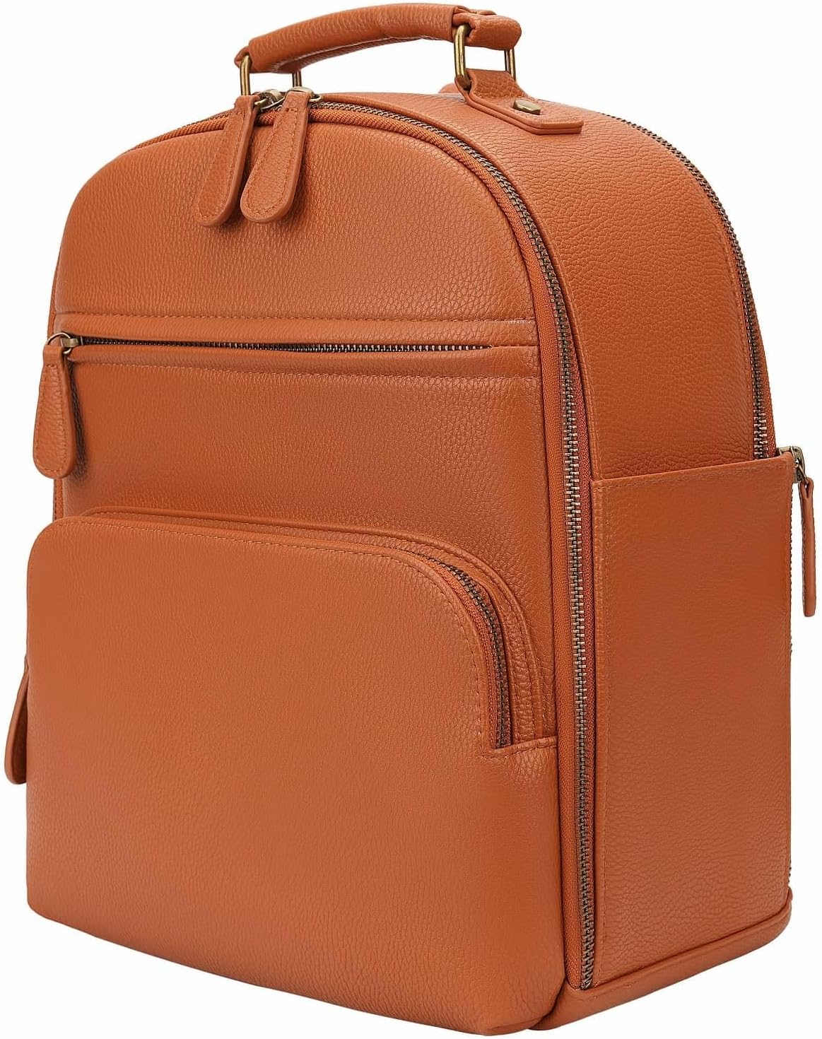 Divvia Classic PU Leather Camera Backpack - Small 10L Brown