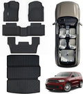 Floor Mats & Large Trunk Mat for 2016-2024 Dodge Durango - TPE All