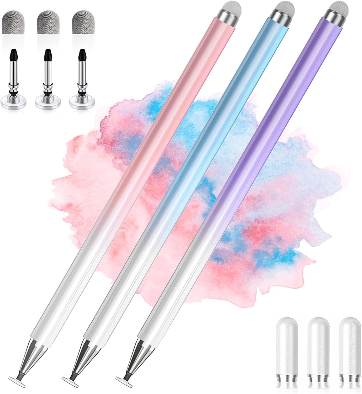 Universal High Precision Stylus Pens - 3 Pack