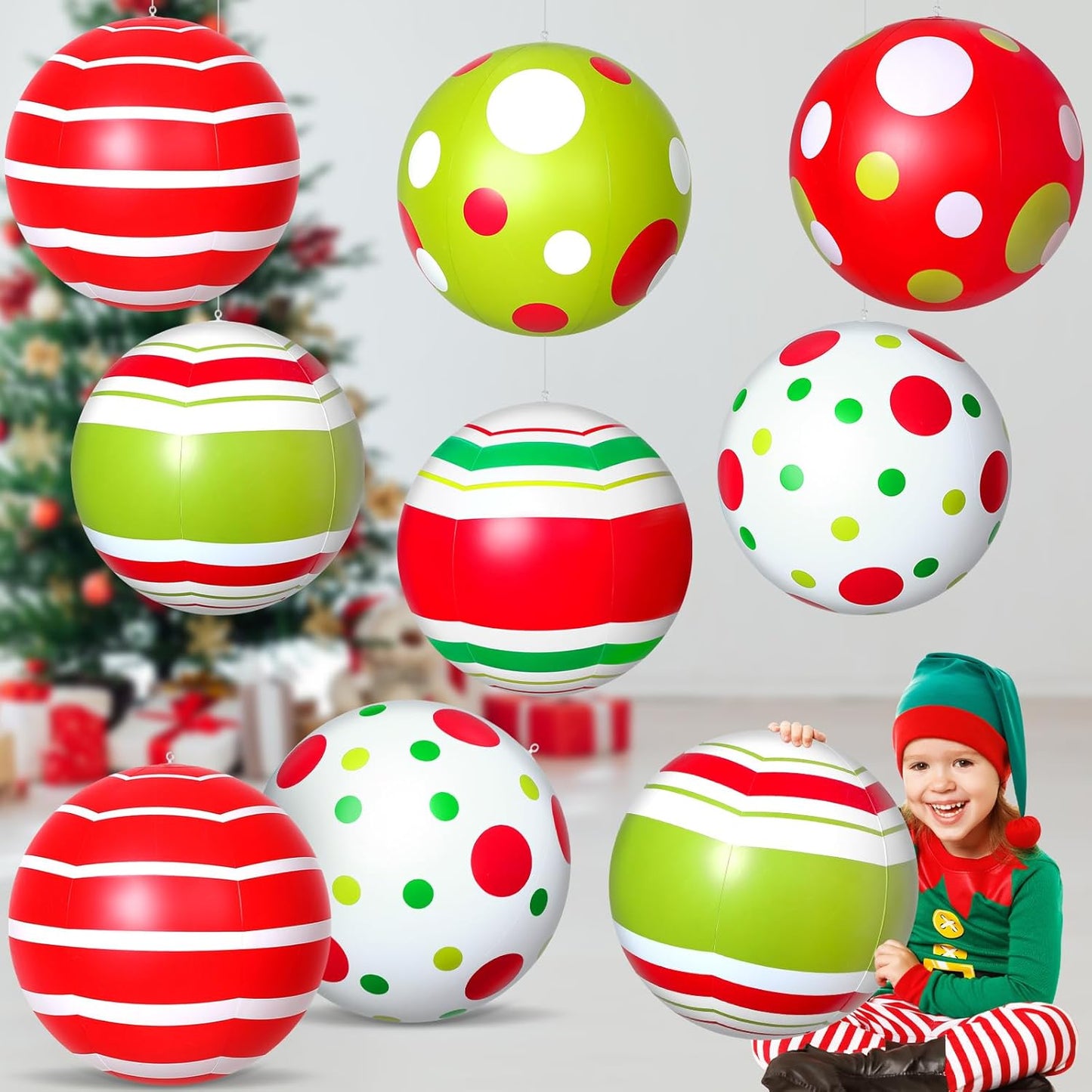 Giant Christmas Inflatable Balls for Festive Outdoor Decor