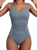 Stylish One Piece Bathing Suit with Tummy Control for Women