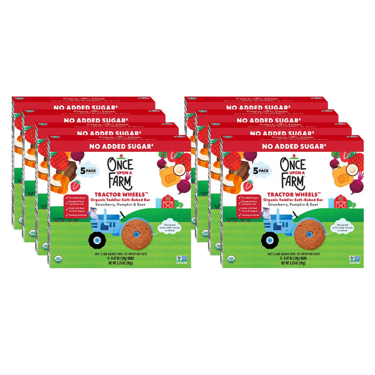 Organic Toddler Soft Baked Bars - Strawberry, Pumpkin, Beet Snack