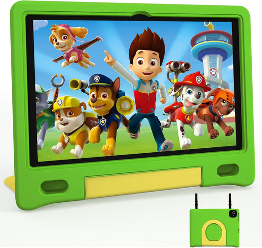 JREN Kids Tablet 10.1 in Android 14 with 64GB Storage for Fun
