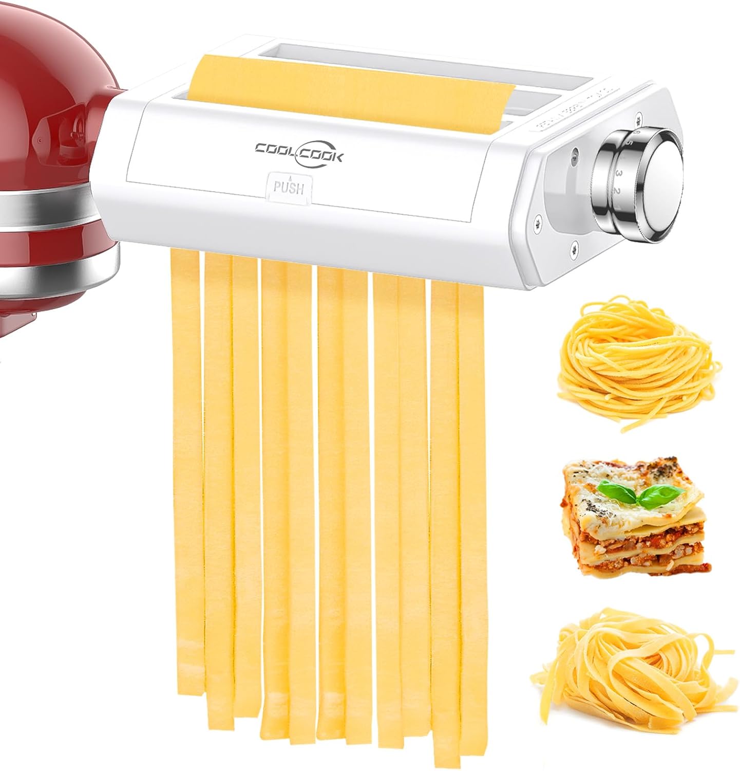 3-in-1 Pasta Maker Set for KitchenAid - Homemade Pasta Perfection!