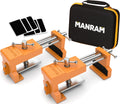 Cabinet Clamps 2 Pack - Fast Face Frame Alignment and Pre-Drill Case