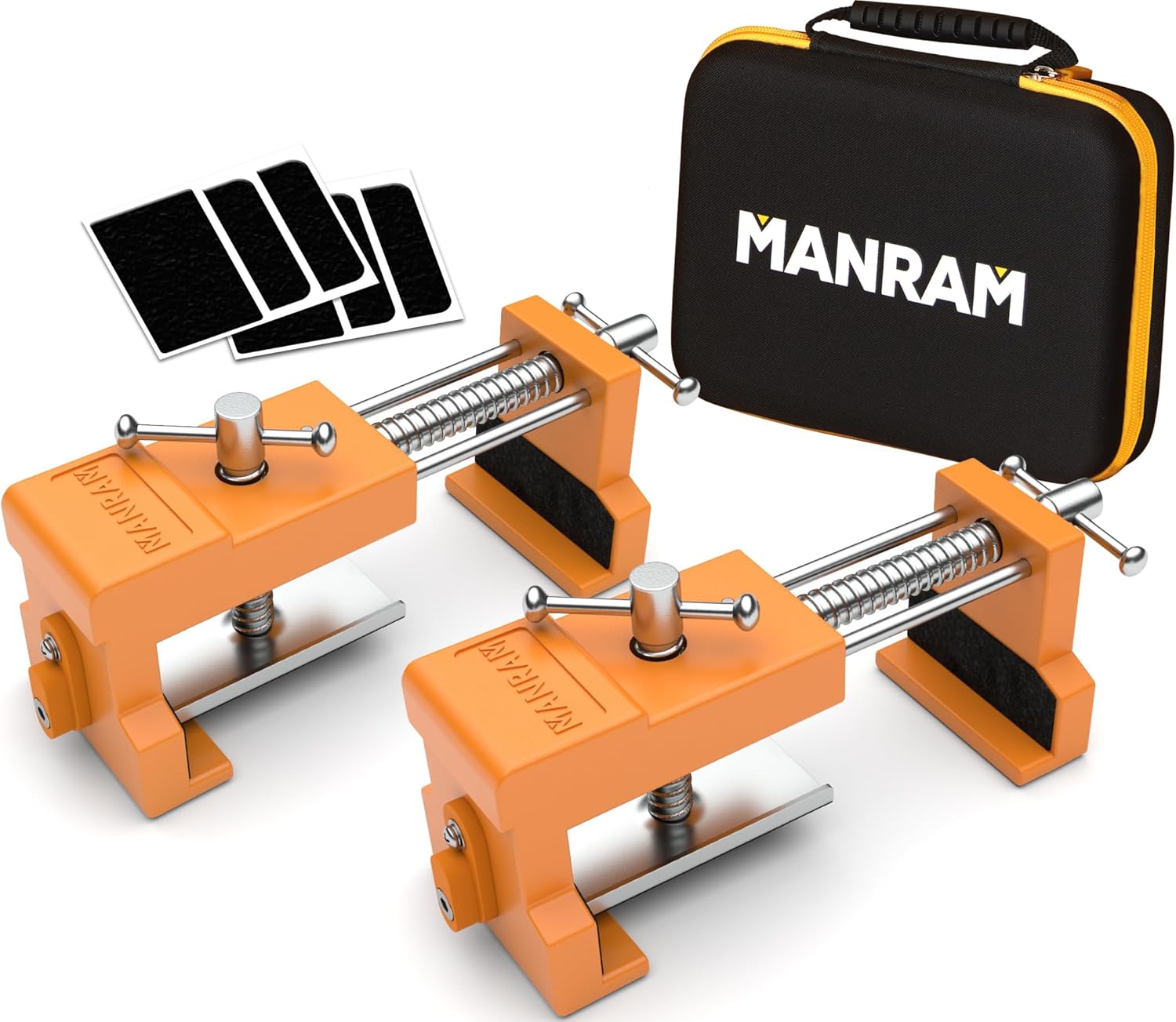 High-Performance Cabinet Clamps 2 Pack with Protective Case