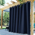 Outdoor Curtains Extra Wide 100 x 84 in - Waterproof Thermal Patio