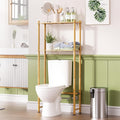 Bamboo Over The Toilet Storage Shelf 2-Tier - Natural Space Saver
