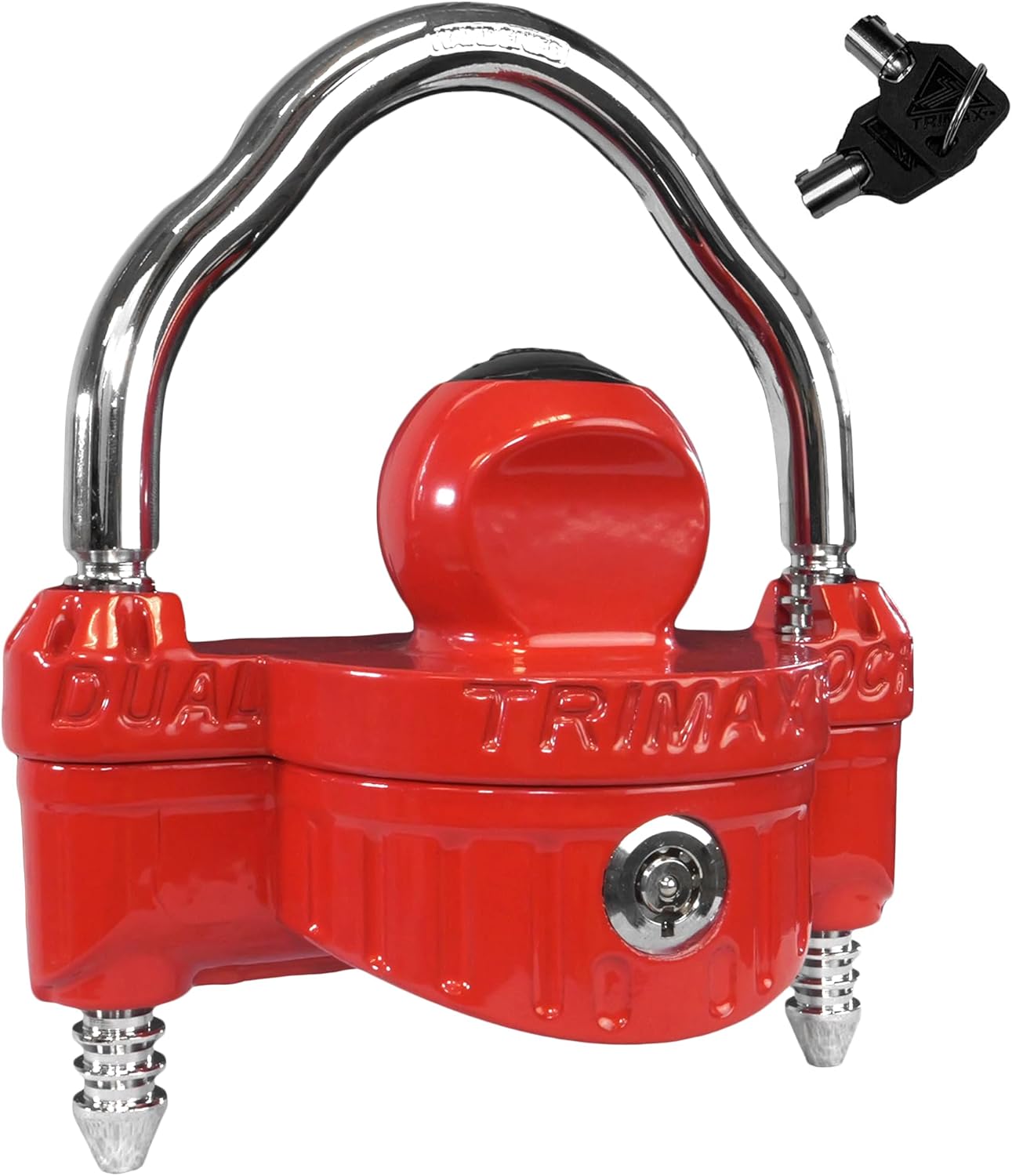 Trimax UMAX 25D Trailer Lock for Hitch with Dual Purpose Design