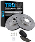 Front Brake Pad & Rotor Kit for 2005-2010 Ford Mustang V6 - Ceramic