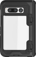 Ghostek ATOMIC slim Google Pixel Fold Case Clear with Aluminum Bumper