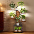 Indoor Plant Stand with Grow Lights for Lush Greenery Display