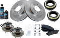 TRQ Front Brake Pad & Rotor Kit for 05-08 Ford F-150 Vehicles