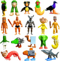 Tralalero Tralala Meme Shark Action Figure Set - Quirky Desktop
