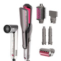 FlexFusion Hair Straightener & Powerful Hair Dryer - Wet-to-Dry