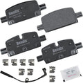 Bendix Priority1 CFC2174 Ceramic Rear Brake Pads - Quiet, OE Fit