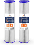 Aquaboon 5 Micron 20 x 4.5 Pleated Whole House Sediment Filter - Long