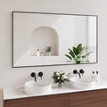 Koonmi Black Bathroom Mirror 30x55 Inch for Stylish Decor