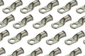 TEMCO 50 Pack 1 AWG Tinned Copper Battery Lugs - Marine Grade