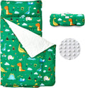 beeweed Toddler Nap Mat Rollup Design with Removable Pillow - Cozy