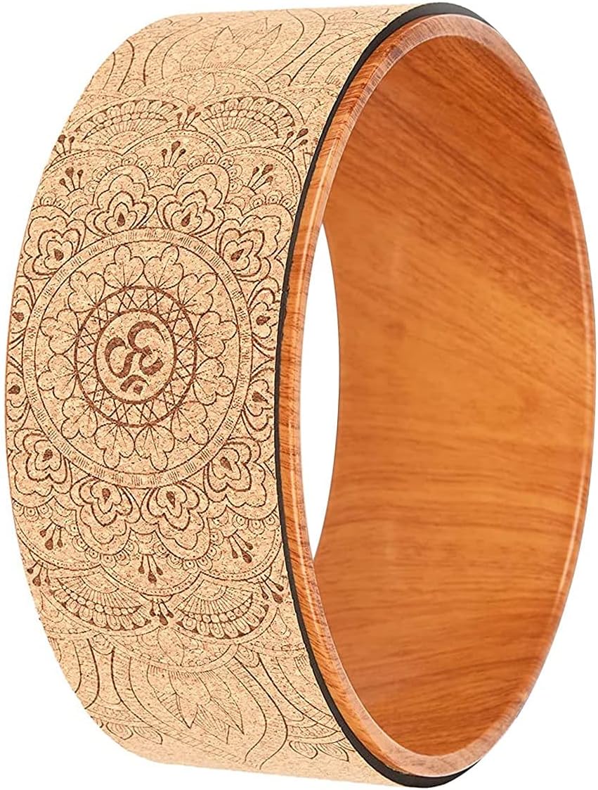 Cork Yoga Wheel: Enhance Back Bends!