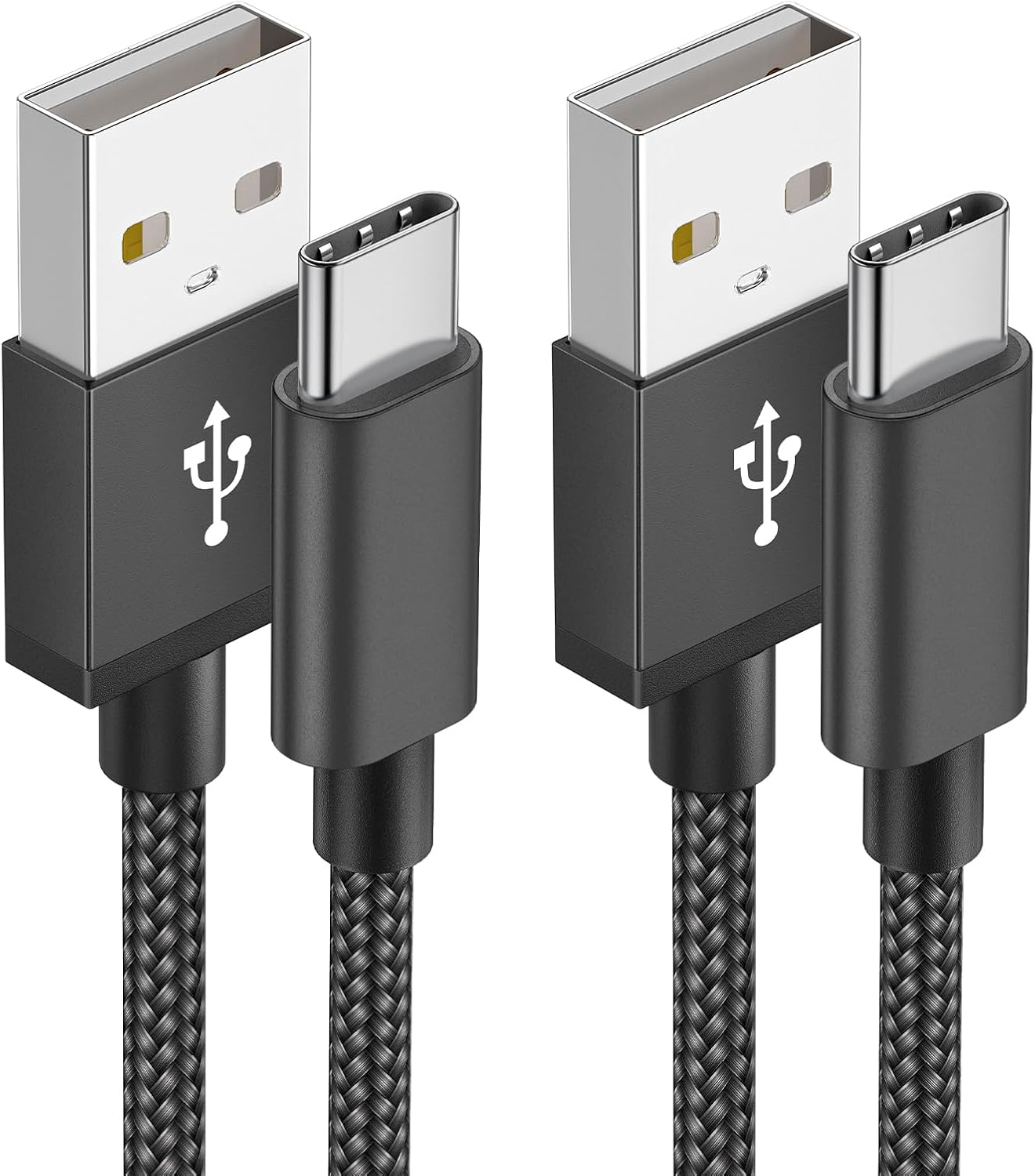 Fast Charge 6ft USB C Cable Duo for iPhone & Samsung