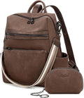 Leather Backpack Purse for Women Designer Ladies Shoulder Bag