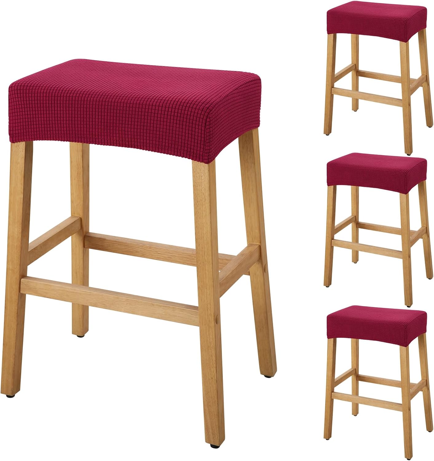 YISUN Stool Covers Rectangle - Waterproof Stretch Bar Stool Covers