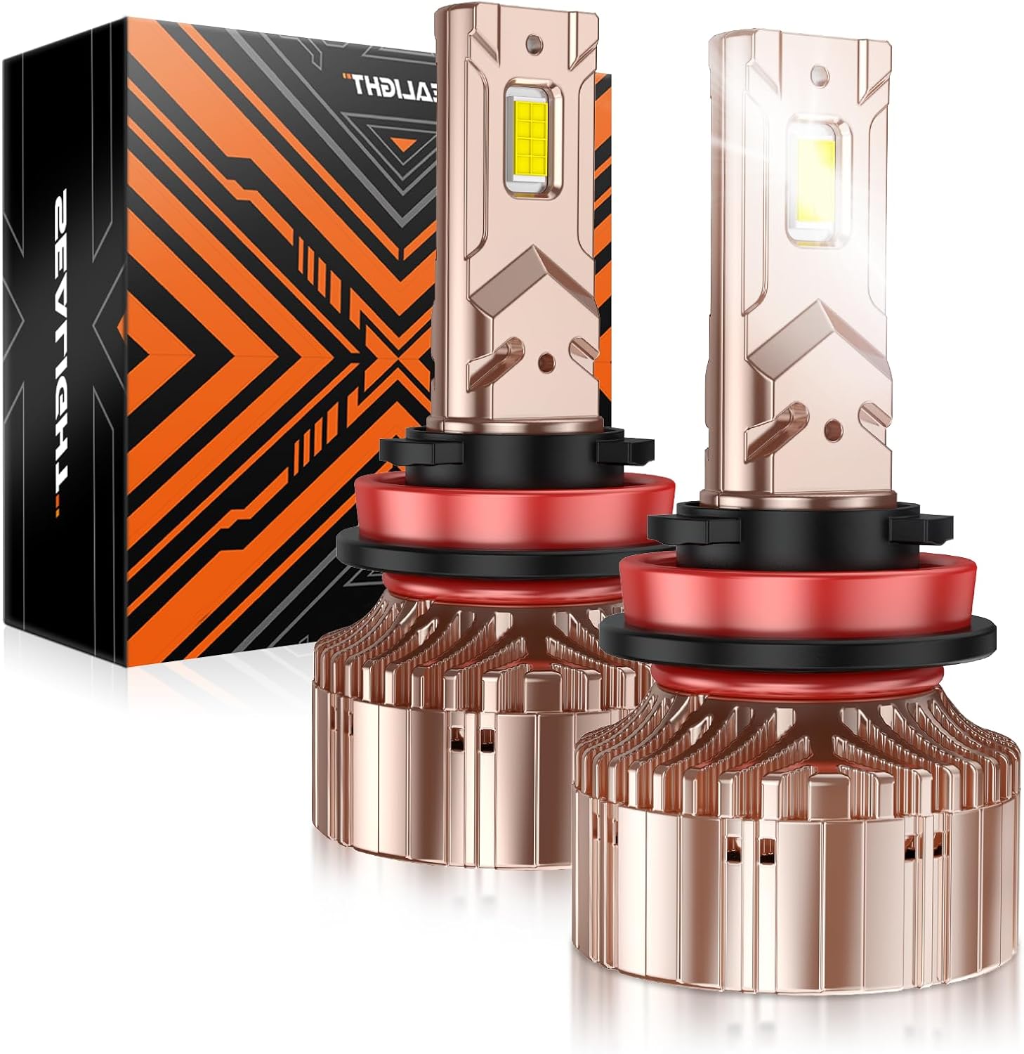 SEALIGHT H11/H8/H9 Bulbs - 40,000LM Super Bright Lighting