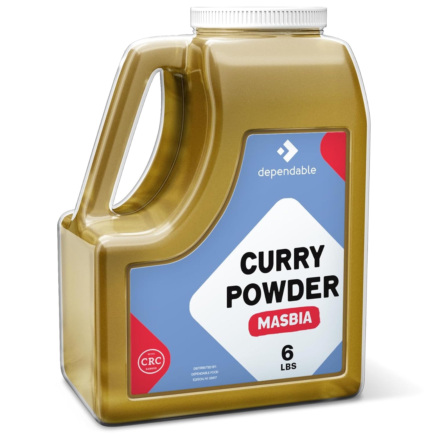 Dependable Foods Curry Powder Spice 6 Lb Bulk Jar for Cooking