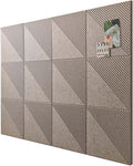 Large Cork Board for Walls 48in x 36in 12 Pack Felt Wall Tiles