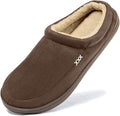 Men's Memory Foam Suede Shearling Lined Slip On Clog - Cozy
