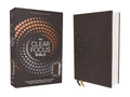 NIV Clear Focus Bible, Leathersoft Charcoal Brown - Read with Better