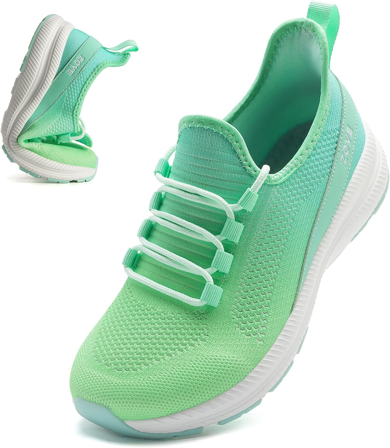 ZOVE Wide Toe Box Shoes for Women - Ultra Light Sneakers