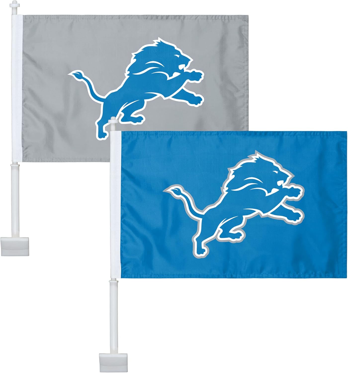 NFL 2 Pack Solid Car Flag - Show Your Team Spirit Everywhere
