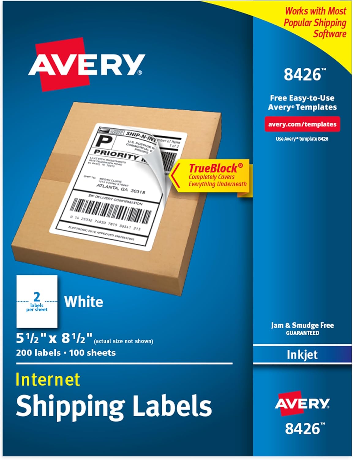 Avery Half-Sheet Printable Shipping Labels for All Your Needs