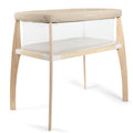 Heirloom Willow Wooden Bassinet Bedside Sleeper - Organic Oat