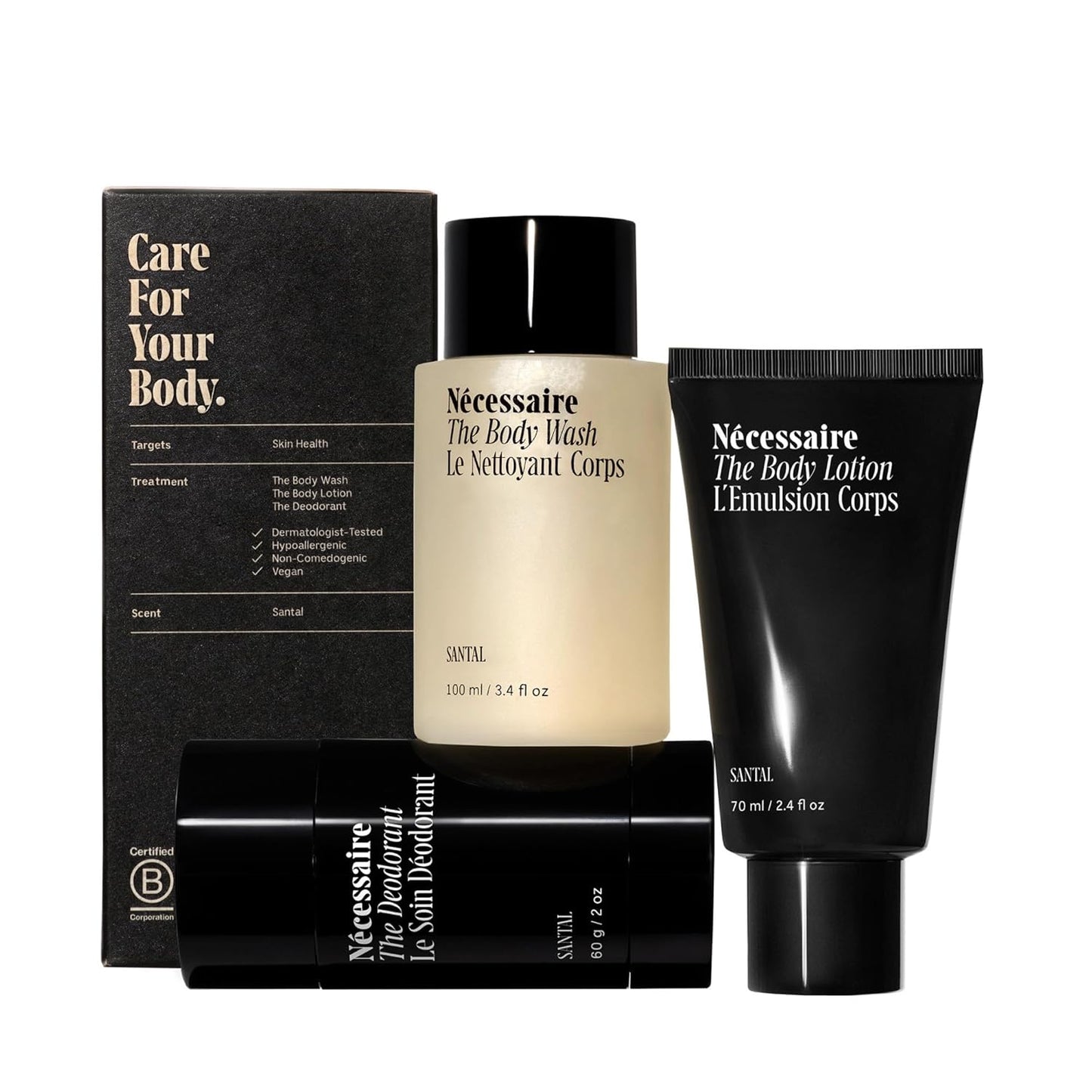 Necessaire Body Essentials Gift Set for Clean Skincare Lovers