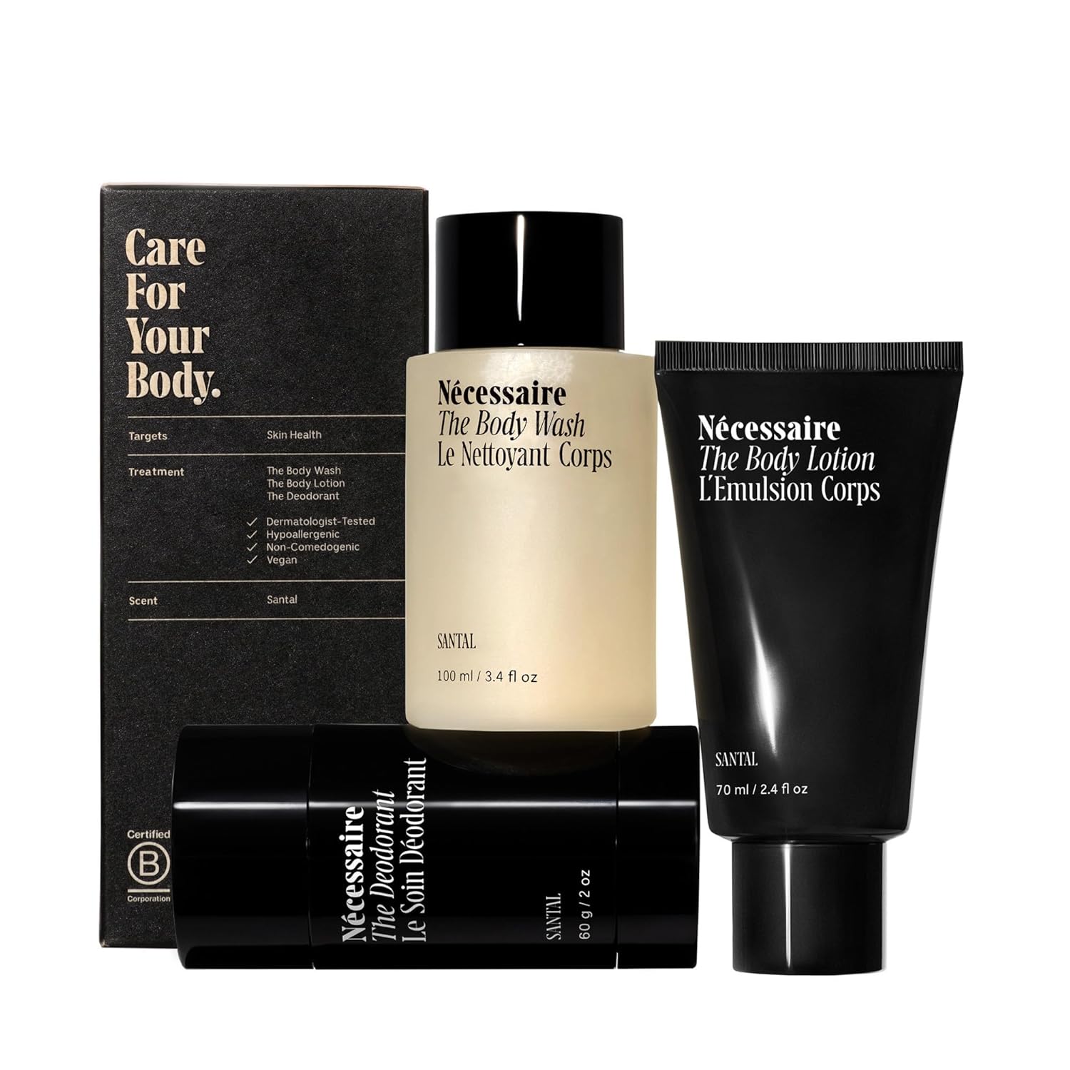 Necessaire Body Essentials Gift Set for Clean Skincare Lovers