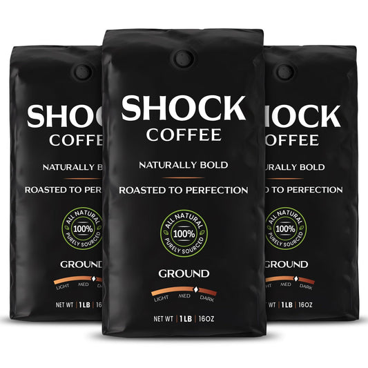 Shock Coffee Ground: The Strongest All-Natural Caffeinated Brew
