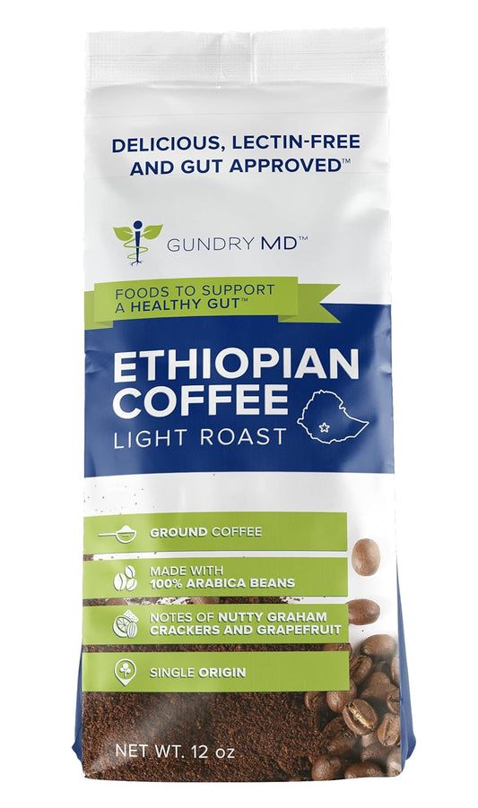 100% Pure Ethiopian Arabica Ground Coffee, 12 oz