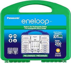 Panasonic K-KJ17MCC82A 4-Position Charger with eneloop Batteries