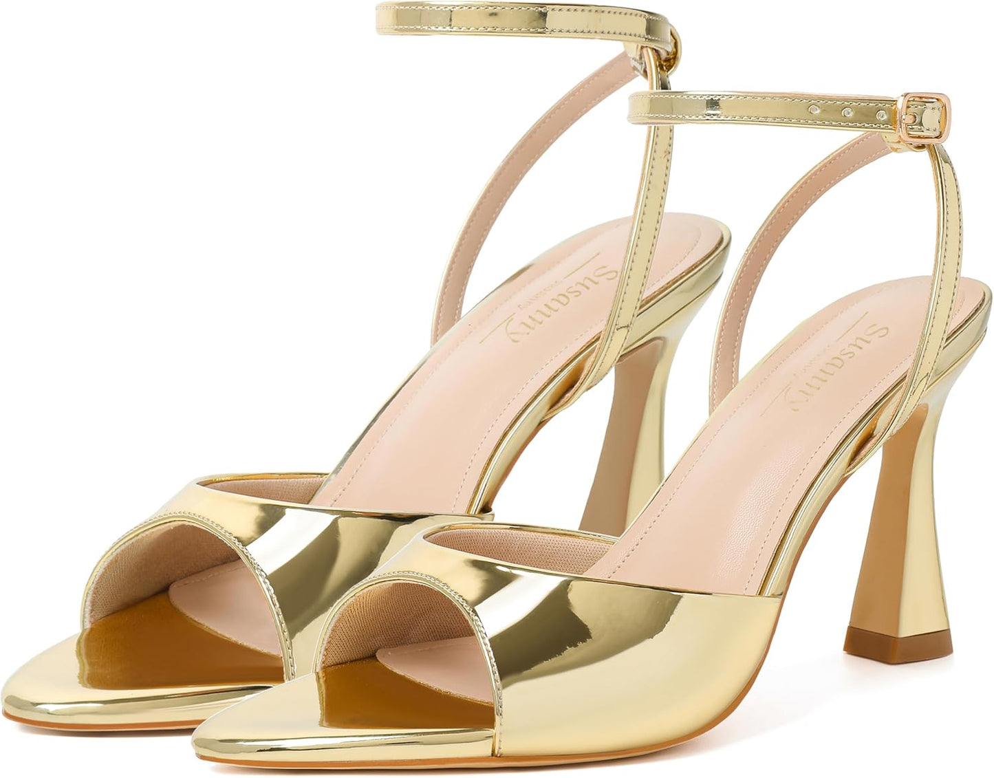Susanny High Heels for Women: Stylish Pointed Open Toe Sandals