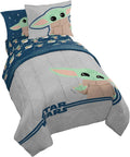 The Mandalorian Hello Grogu Full Bed Set - Soft Kids Bedding