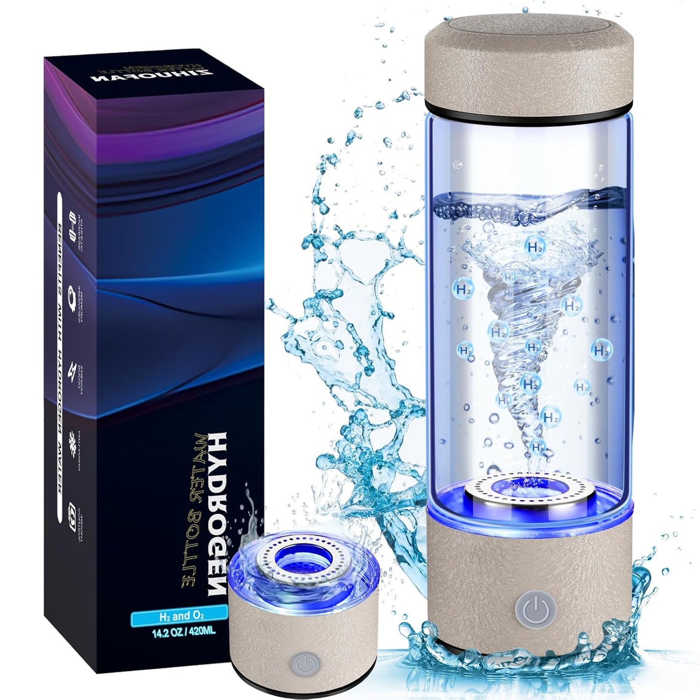 2025 New Hydrogen Water Generator Bottle with SPE PEM Technology